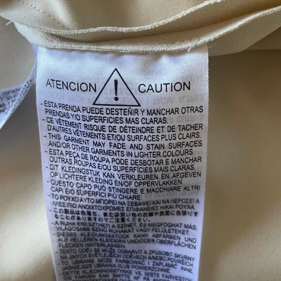 ZARA size L ivory white, vegan suede jacket, excellent cond, street style - Picture 4 of 5